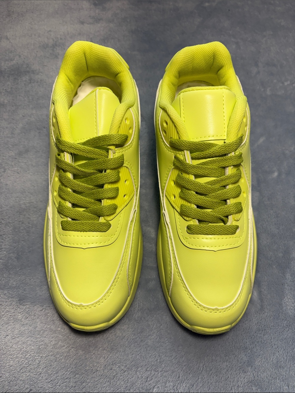 Cape Robbin Bright Yellow Green Comfort Sneakers